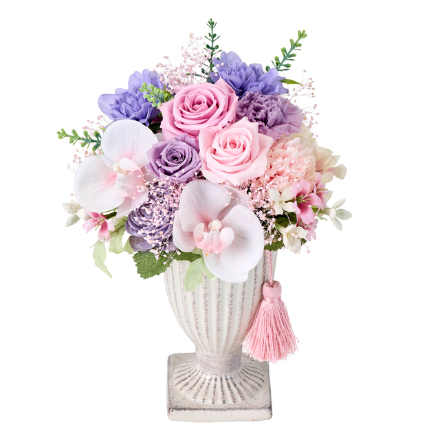 華やかなプリザーブドのフューネラルアレンジ