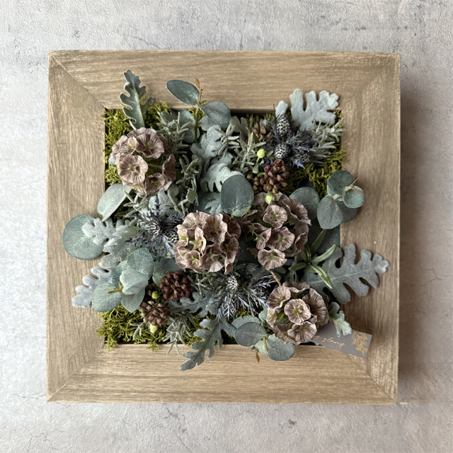 スカビオサのフレームアレンジ