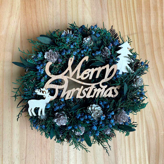 クリスマスプリザーブドリース